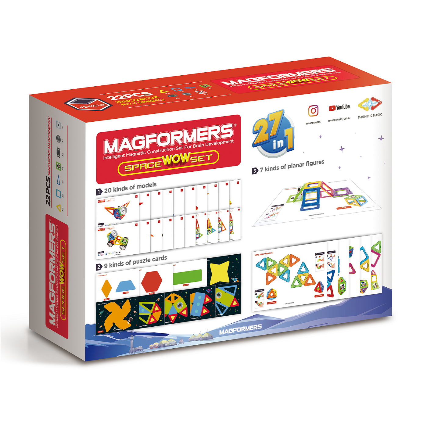 Space WOW Set Magformers Australia