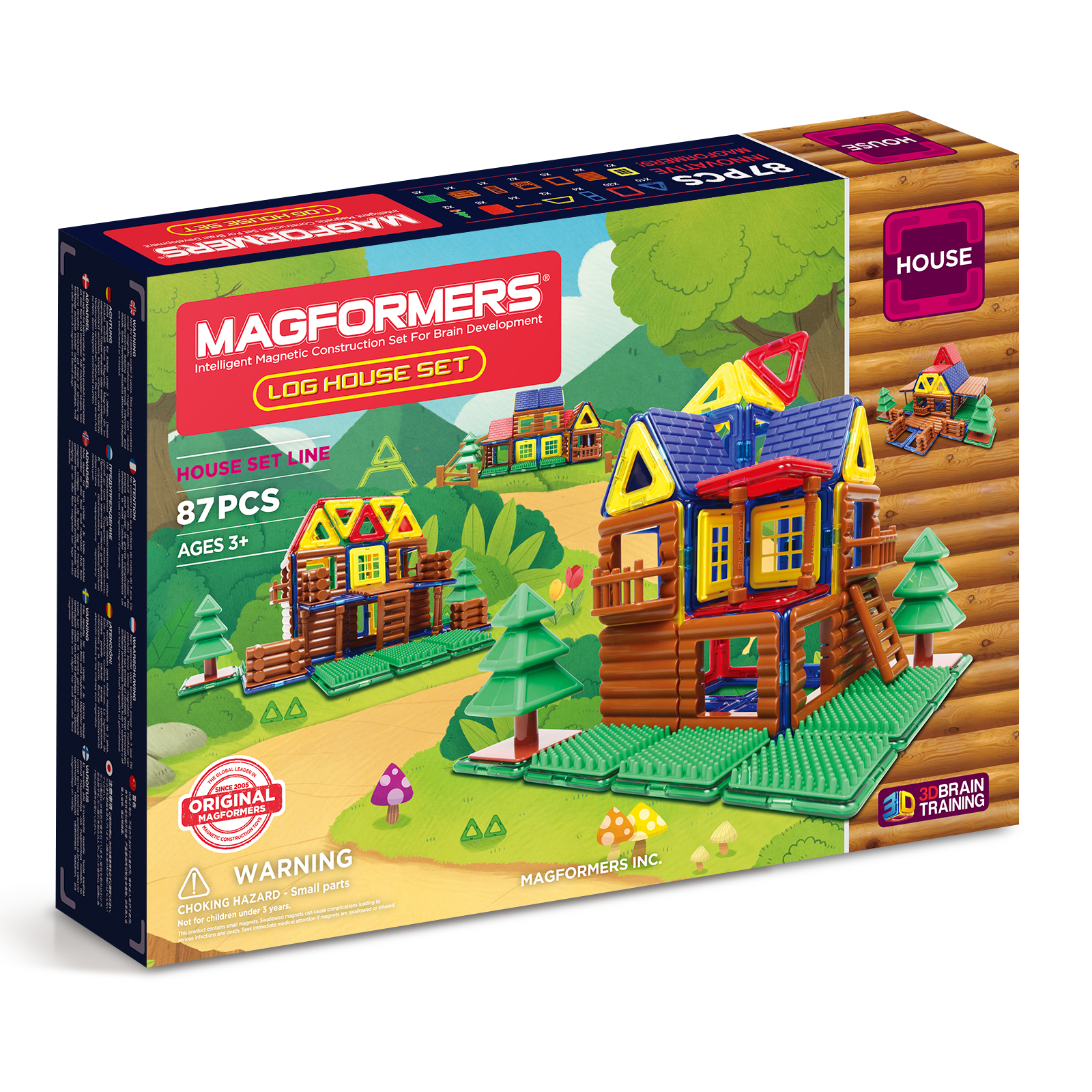 Log House Set – Magformers Australia