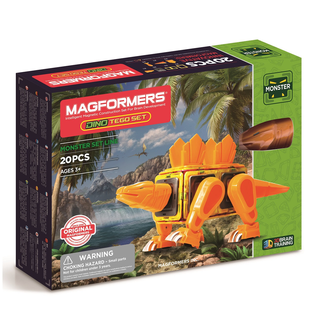 Dino Tego Set – Magformers Australia